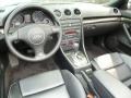 Black/Silver 2005 Audi S4 4.2 quattro Cabriolet Interior Color