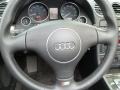 Black/Silver 2005 Audi S4 4.2 quattro Cabriolet Steering Wheel
