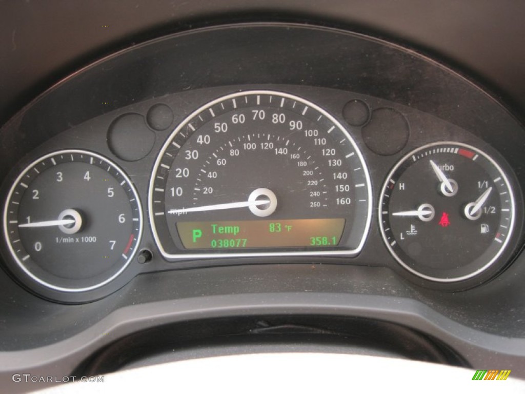 2008 Saab 9-3 Aero Sport Sedan Gauges Photo #51004858