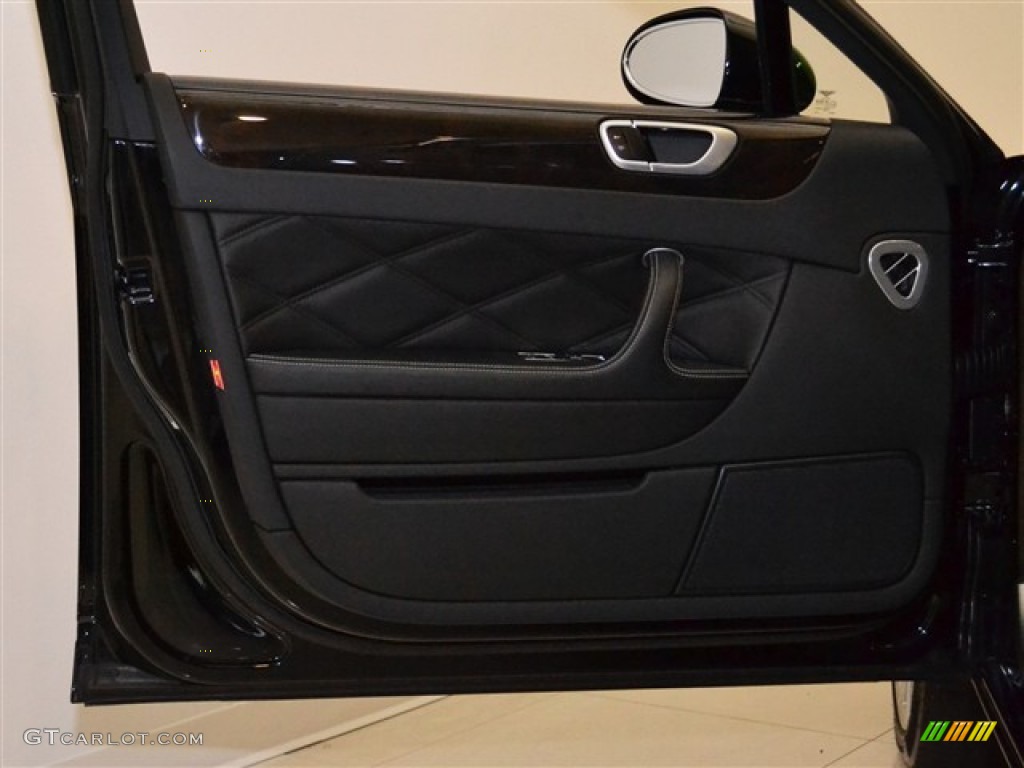 2009 Bentley Continental Flying Spur Speed Beluga Door Panel Photo #51004867