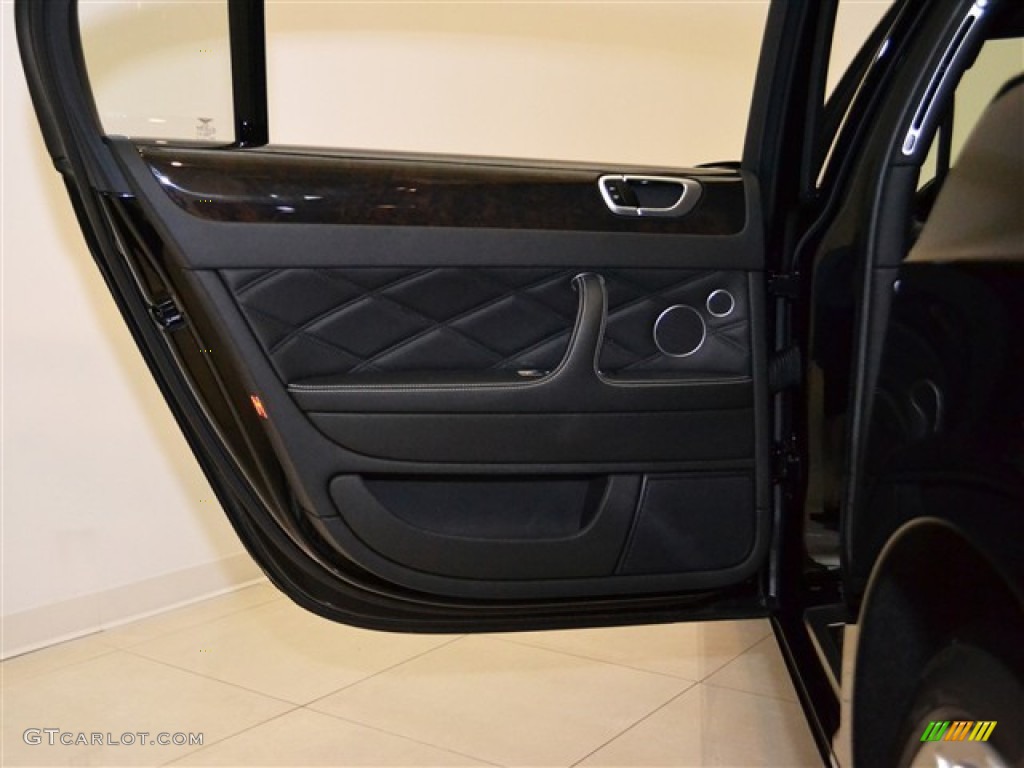 2009 Bentley Continental Flying Spur Speed Beluga Door Panel Photo #51004900