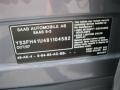 303: Steel Gray Metallic 2008 Saab 9-3 Aero Sport Sedan Color Code