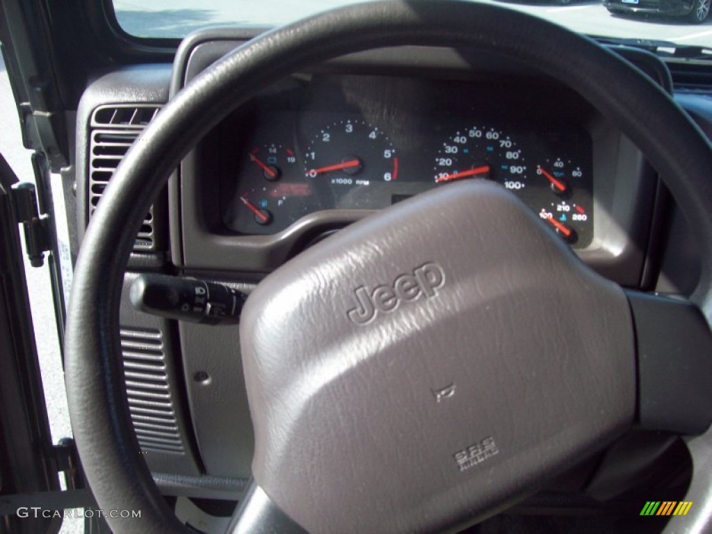 2002 Wrangler X 4x4 - Black / Camel Beige photo #10