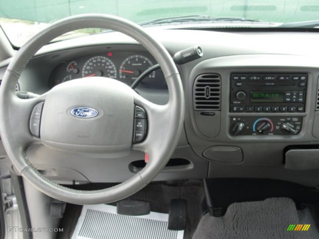 2003 F150 XLT SuperCrew - Silver Metallic / Dark Graphite Grey photo #49