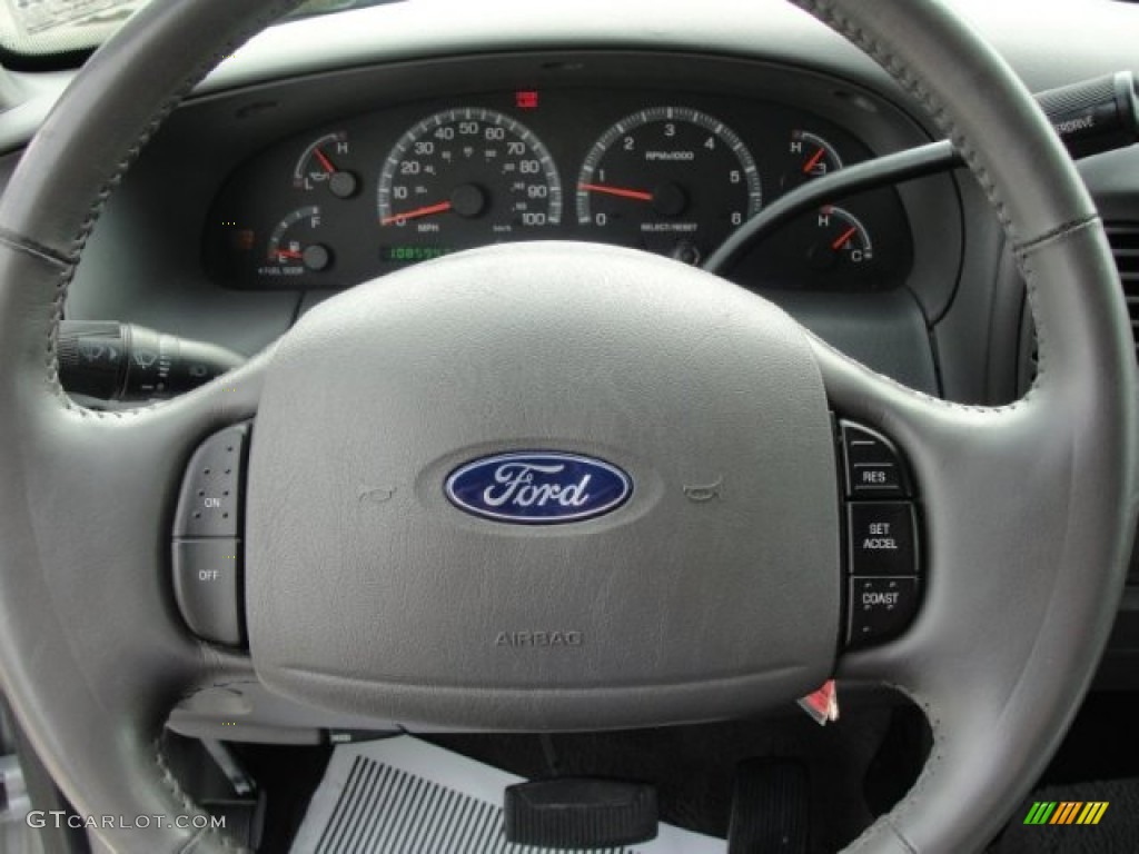 2003 F150 XLT SuperCrew - Silver Metallic / Dark Graphite Grey photo #53
