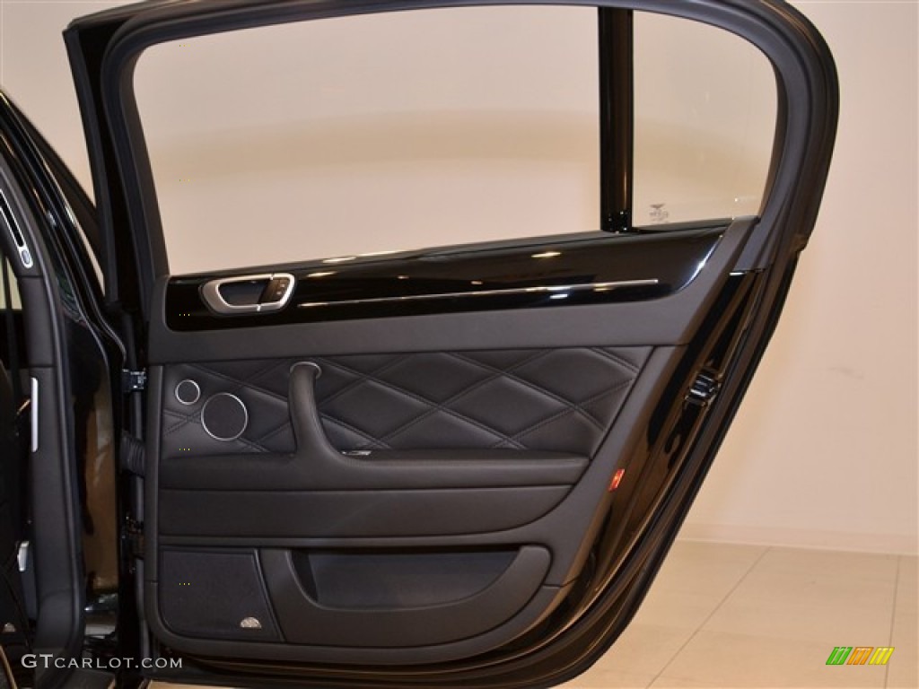 2009 Bentley Continental Flying Spur Mulliner Beluga Door Panel Photo #51005359