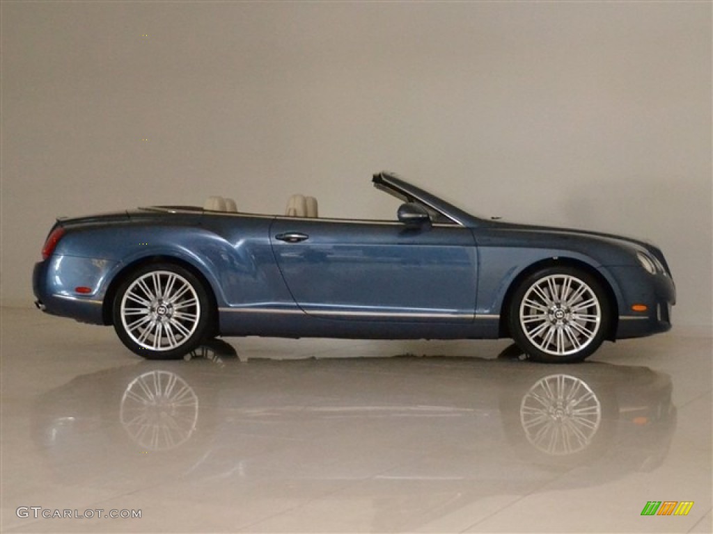 Blue Crystal 2010 Bentley Continental GTC Speed Exterior Photo #51005563