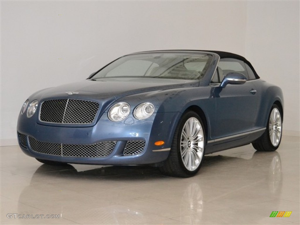 Blue Crystal 2010 Bentley Continental GTC Speed Exterior Photo #51005593