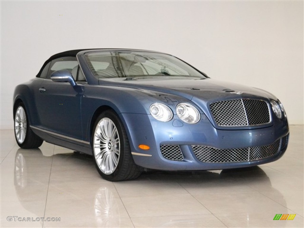 Blue Crystal 2010 Bentley Continental GTC Speed Exterior Photo #51005629