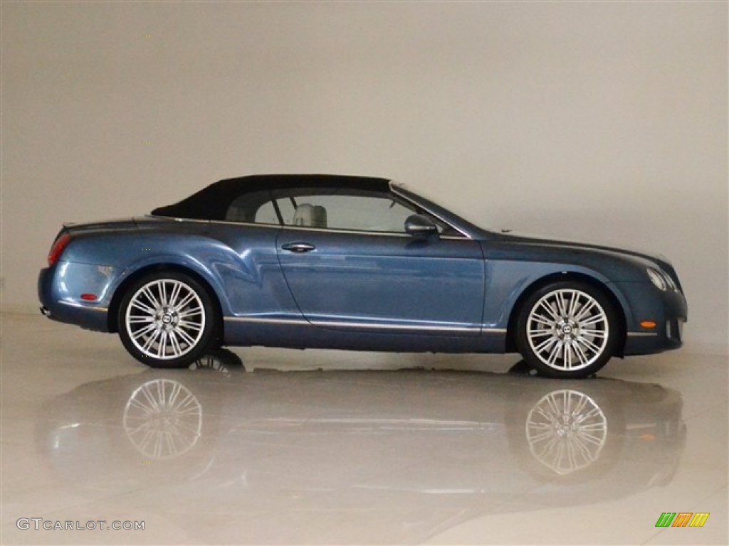 Blue Crystal 2010 Bentley Continental GTC Speed Exterior Photo #51005689