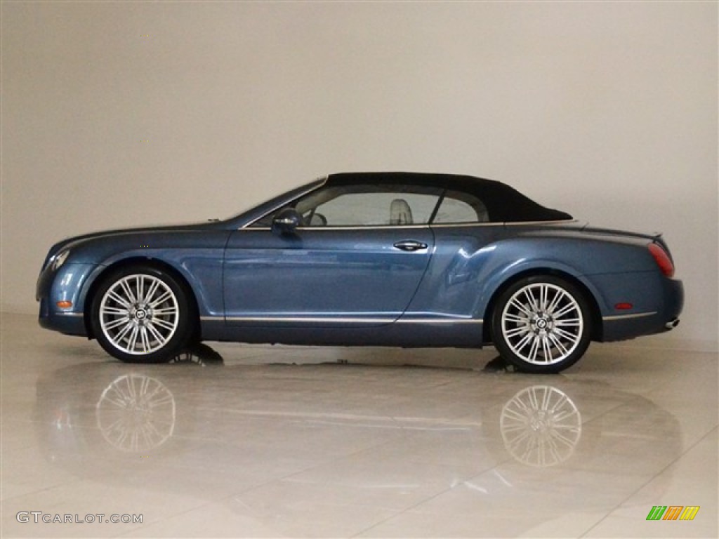 Blue Crystal 2010 Bentley Continental GTC Speed Exterior Photo #51005701