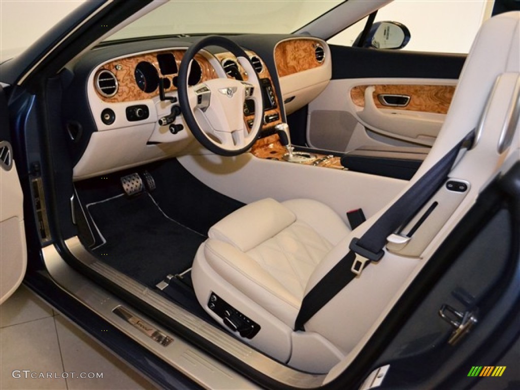 Linen/Imperial Blue Interior 2010 Bentley Continental GTC Speed Photo #51005719