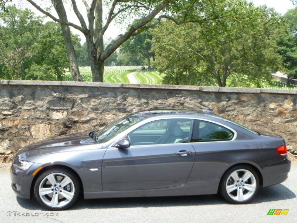 2007 3 Series 335i Coupe - Sparkling Graphite Metallic / Grey photo #5