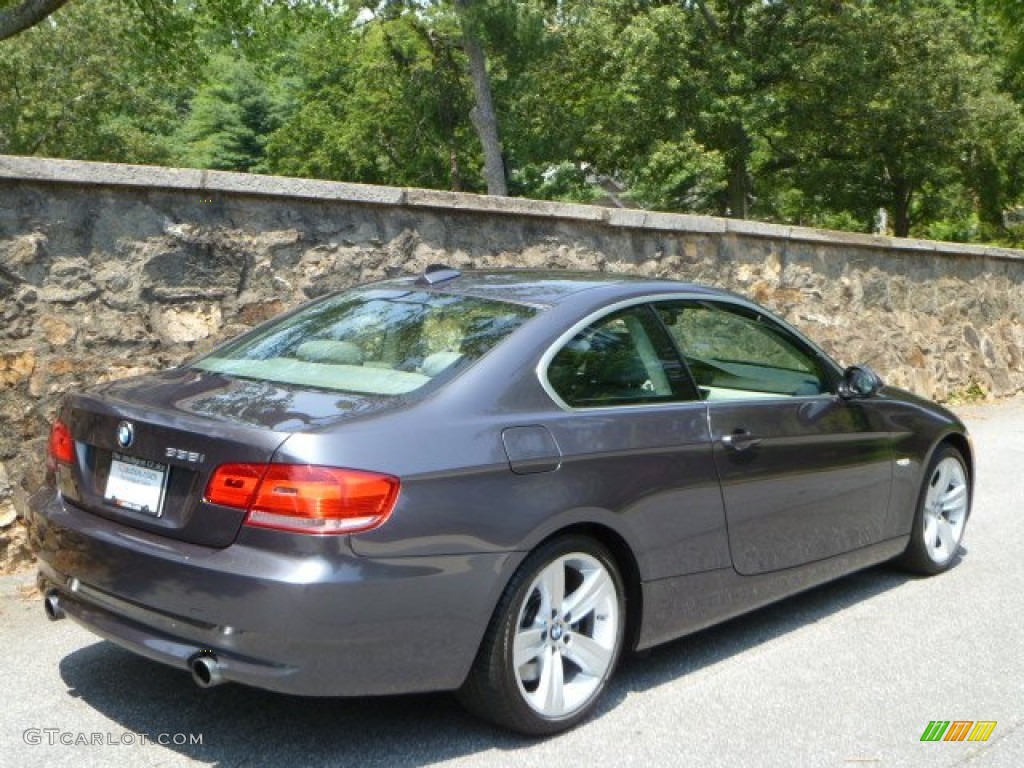 2007 3 Series 335i Coupe - Sparkling Graphite Metallic / Grey photo #10