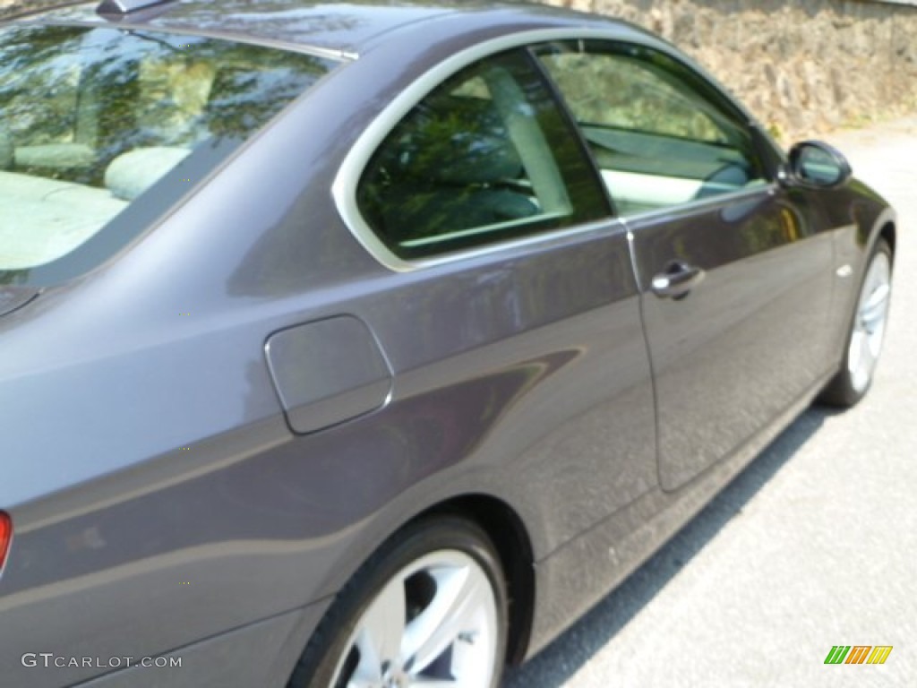 2007 3 Series 335i Coupe - Sparkling Graphite Metallic / Grey photo #11