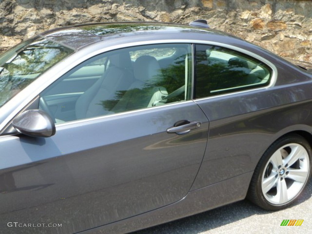 2007 3 Series 335i Coupe - Sparkling Graphite Metallic / Grey photo #15