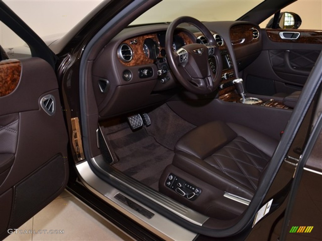 Burnt Oak Interior 2010 Bentley Continental Flying Spur Speed Photo #51006103