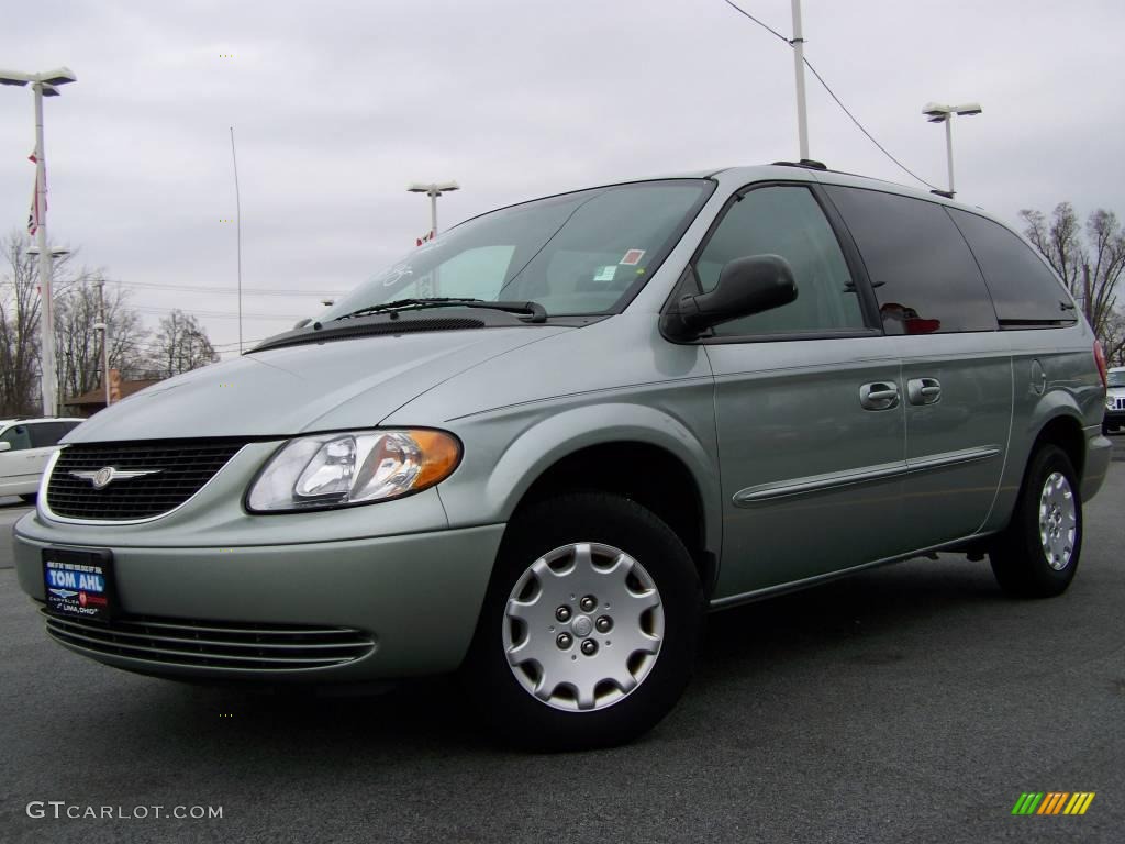 2003 Town & Country LX - Satin Jade Pearl / Taupe photo #1