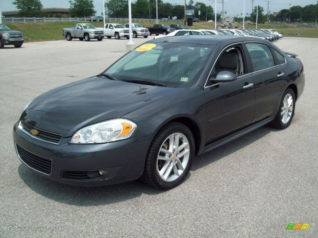 2011 Impala LTZ - Cyber Gray Metallic / Gray photo #11