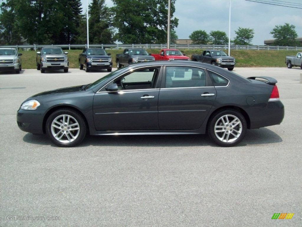 2011 Impala LTZ - Cyber Gray Metallic / Gray photo #13