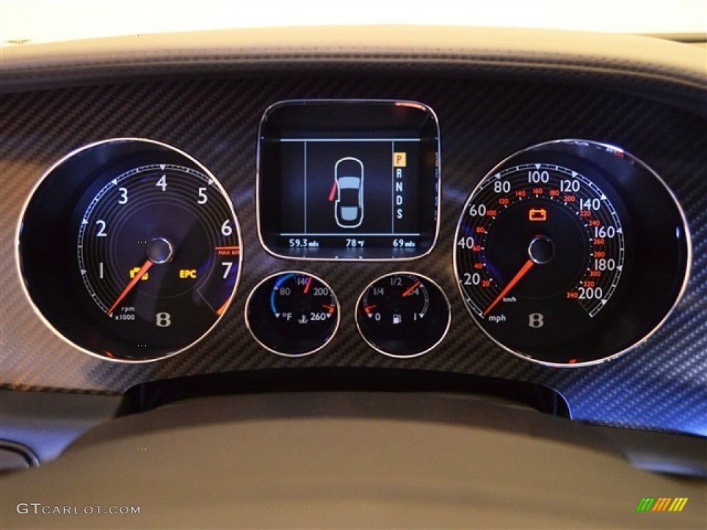 2010 Bentley Continental GT Supersports Gauges Photo #51006577