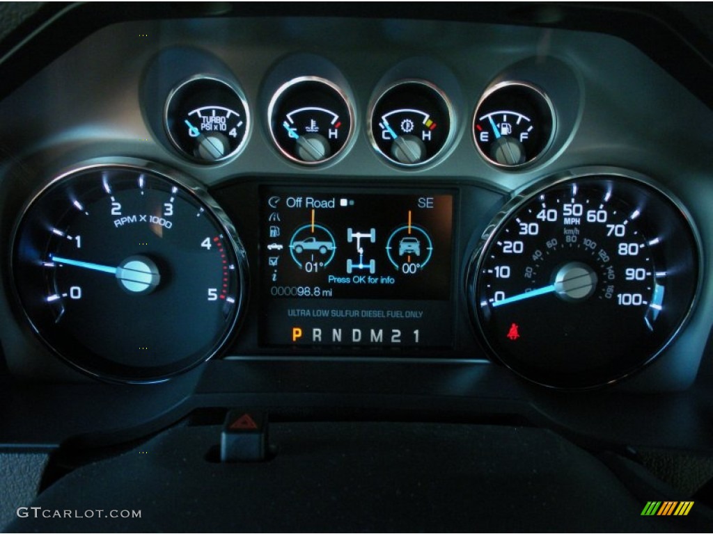 2011 Ford F250 Super Duty Lariat SuperCab Gauges Photo #51006664