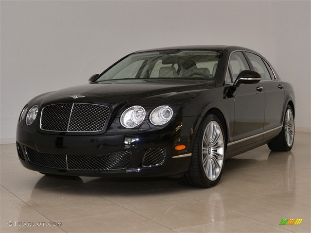 Onyx Black 2010 Bentley Continental Flying Spur Speed Exterior Photo #51006748