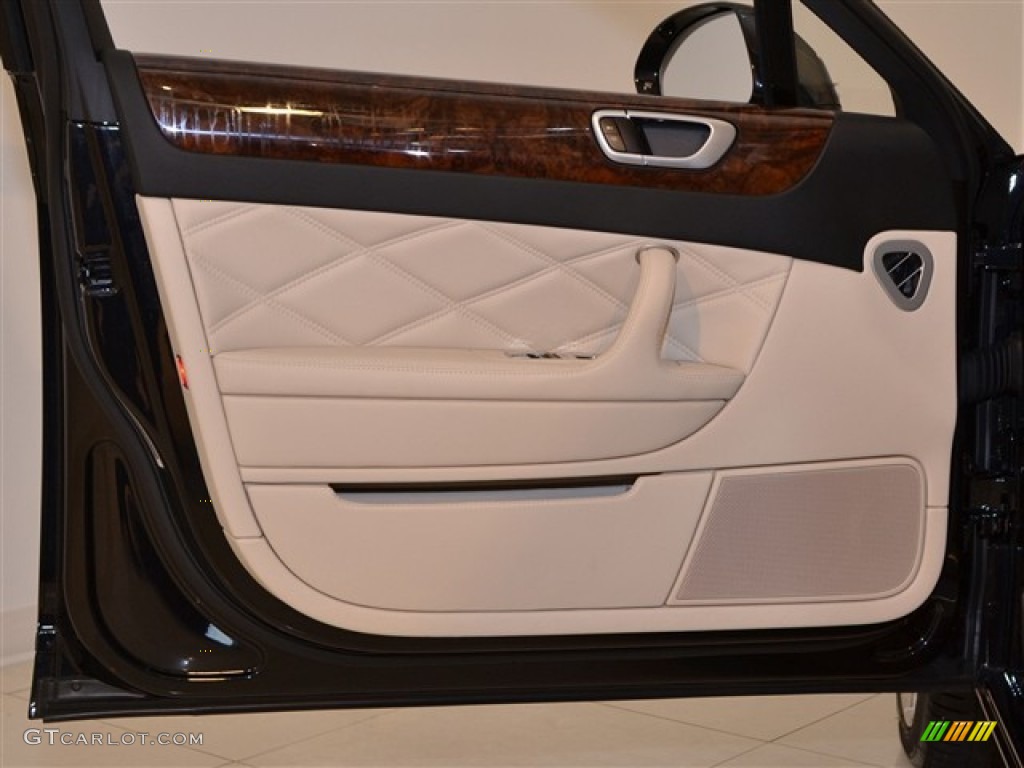 2010 Bentley Continental Flying Spur Speed Linen/Beluga Door Panel Photo #51007063