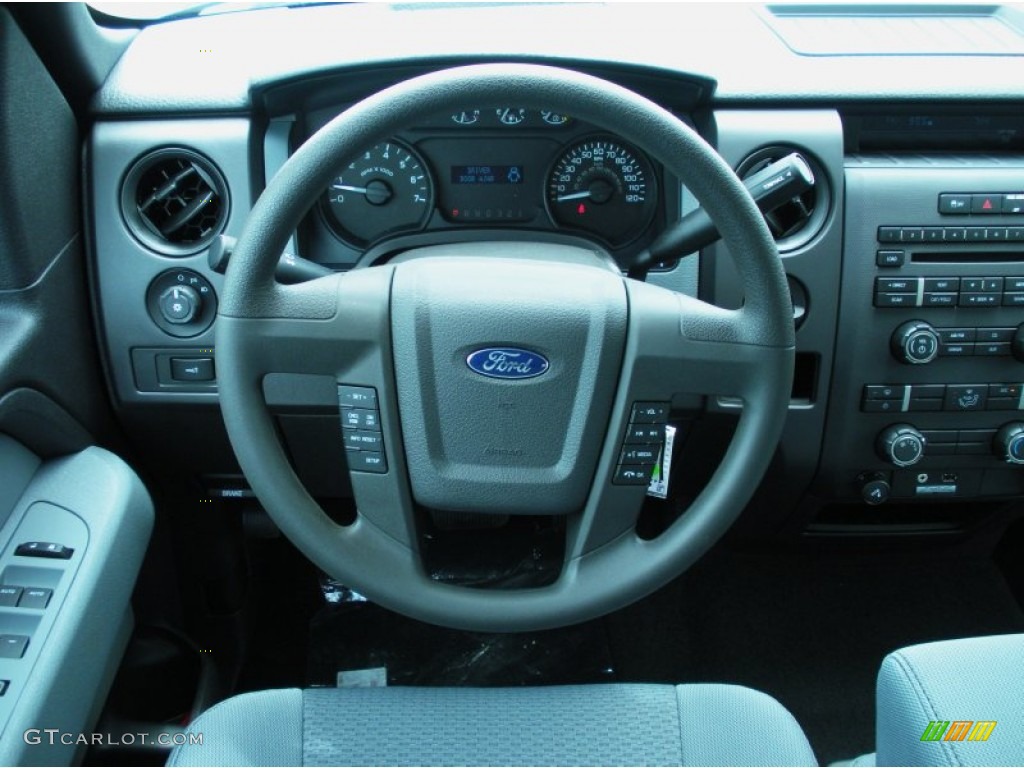 2011 F150 STX SuperCab - Tuxedo Black Metallic / Steel Gray photo #7