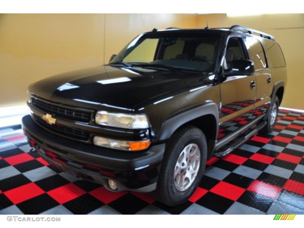 2003 Suburban 1500 Z71 4x4 - Black / Gray/Dark Charcoal photo #1