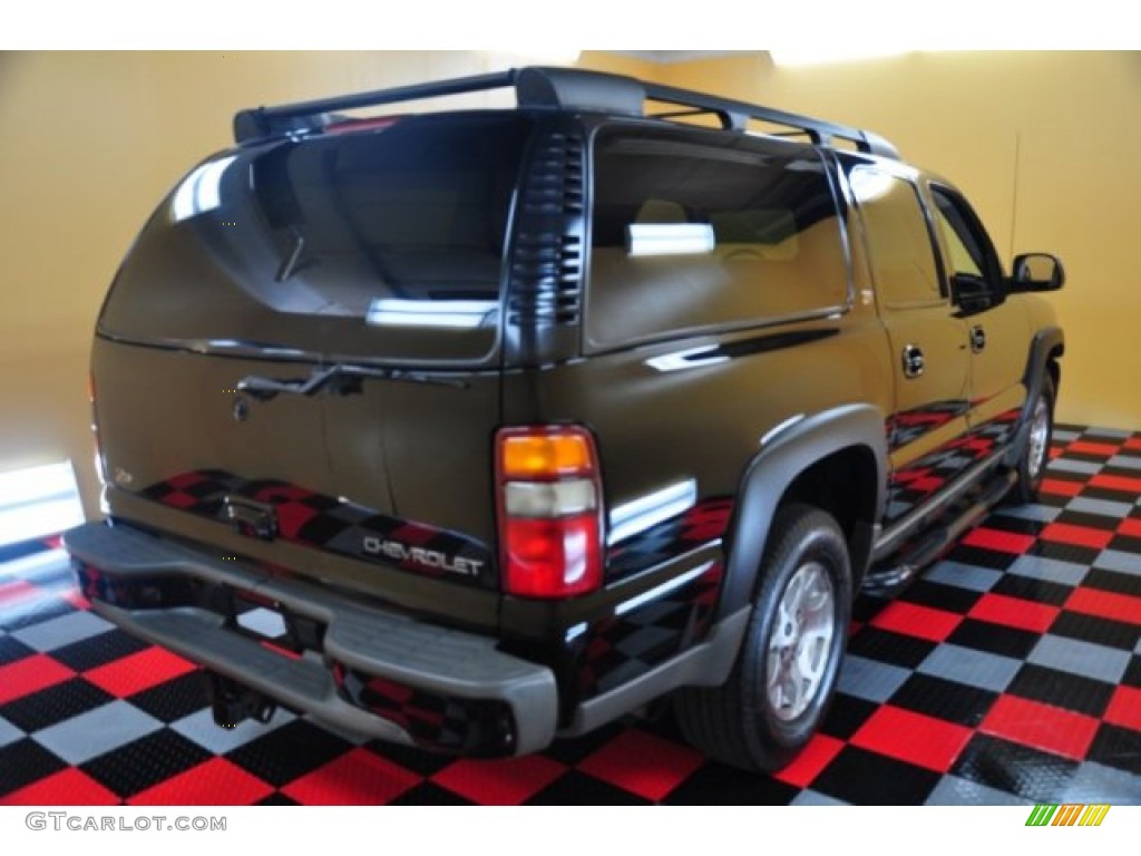 2003 Suburban 1500 Z71 4x4 - Black / Gray/Dark Charcoal photo #2