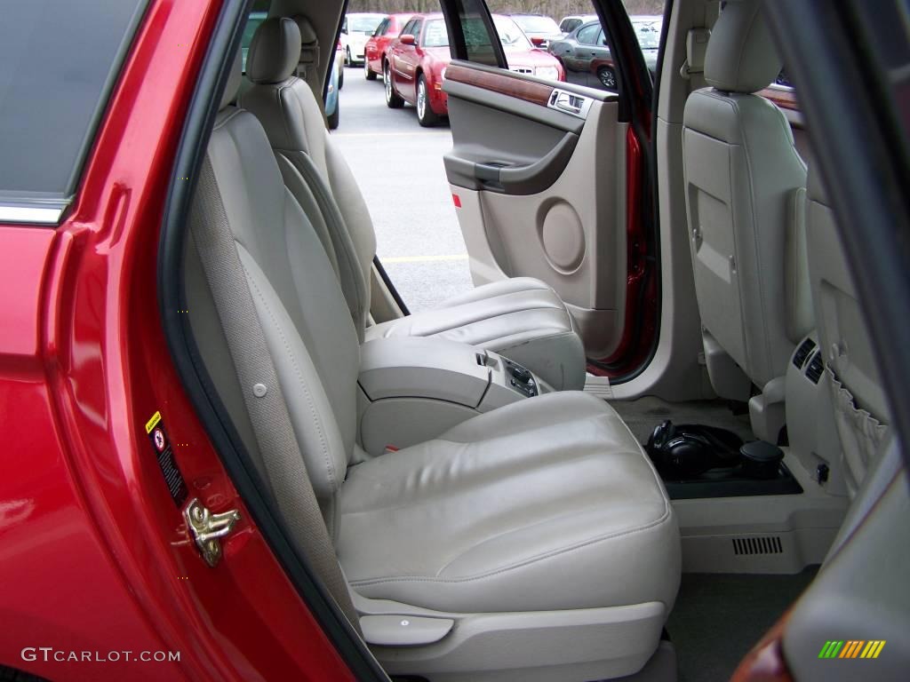 2004 Pacifica  - Inferno Red Pearl / Light Taupe photo #13