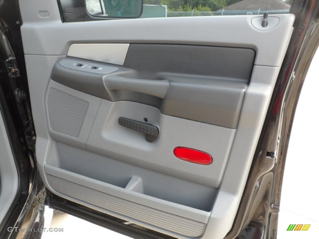 2007 Dodge Ram 2500 SLT Mega Cab 4x4 Medium Slate Gray Door Panel Photo #51007888