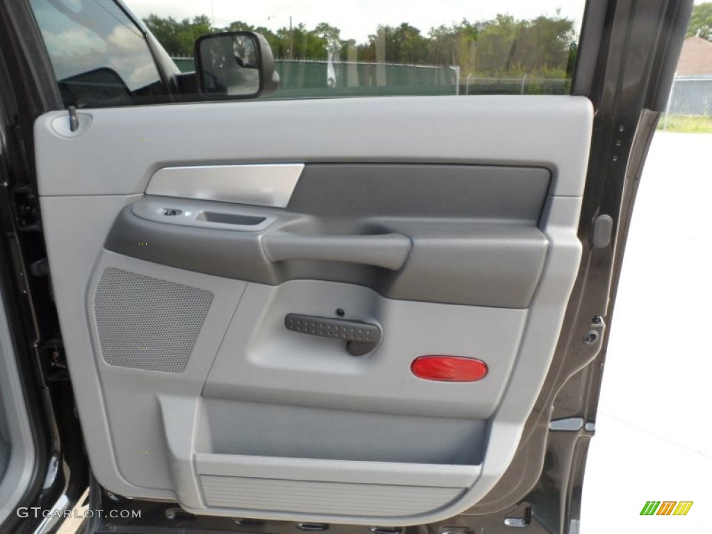 2007 Dodge Ram 2500 SLT Mega Cab 4x4 Medium Slate Gray Door Panel Photo #51007933