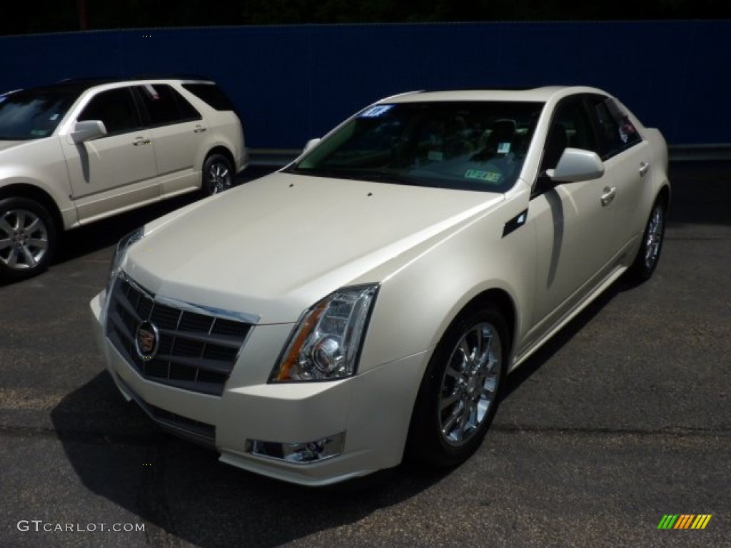 White Diamond Tricoat 2011 Cadillac CTS 4 3.6 AWD Sedan Exterior Photo #51008005