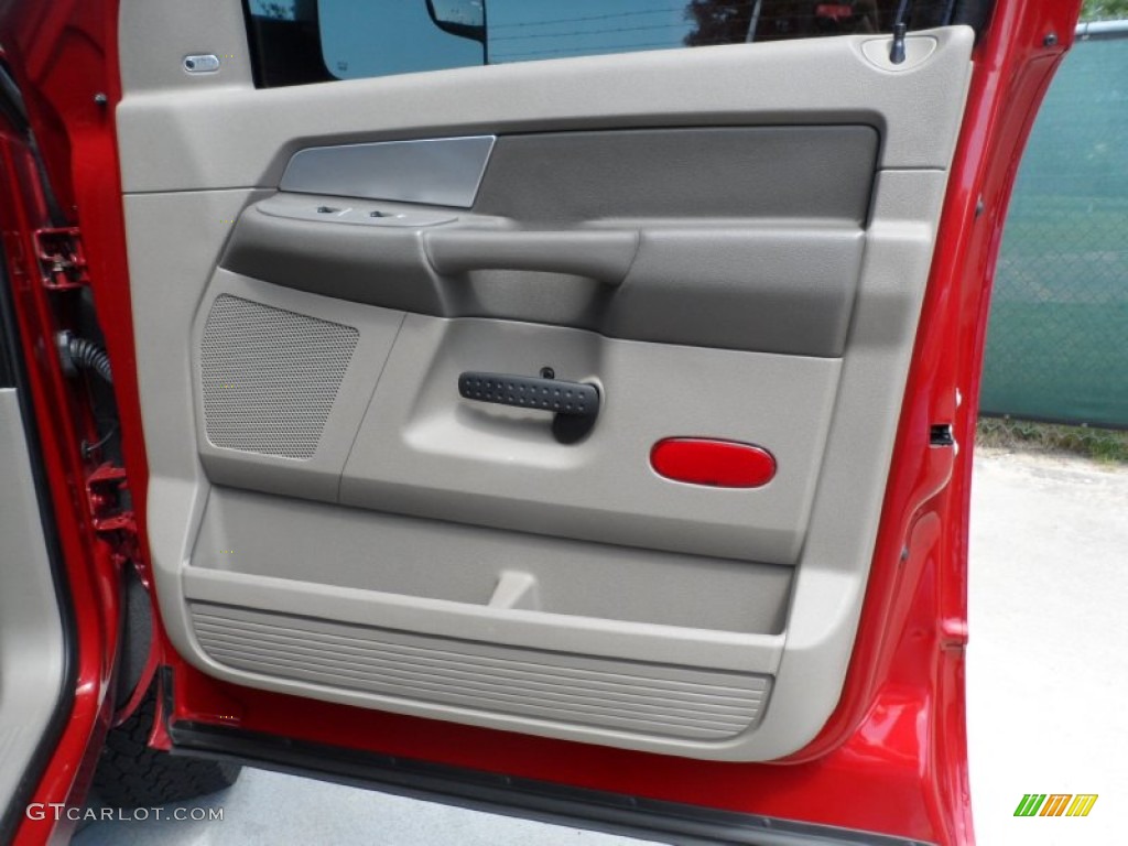 2008 Dodge Ram 2500 SXT Mega Cab 4x4 Khaki Door Panel Photo #51008605
