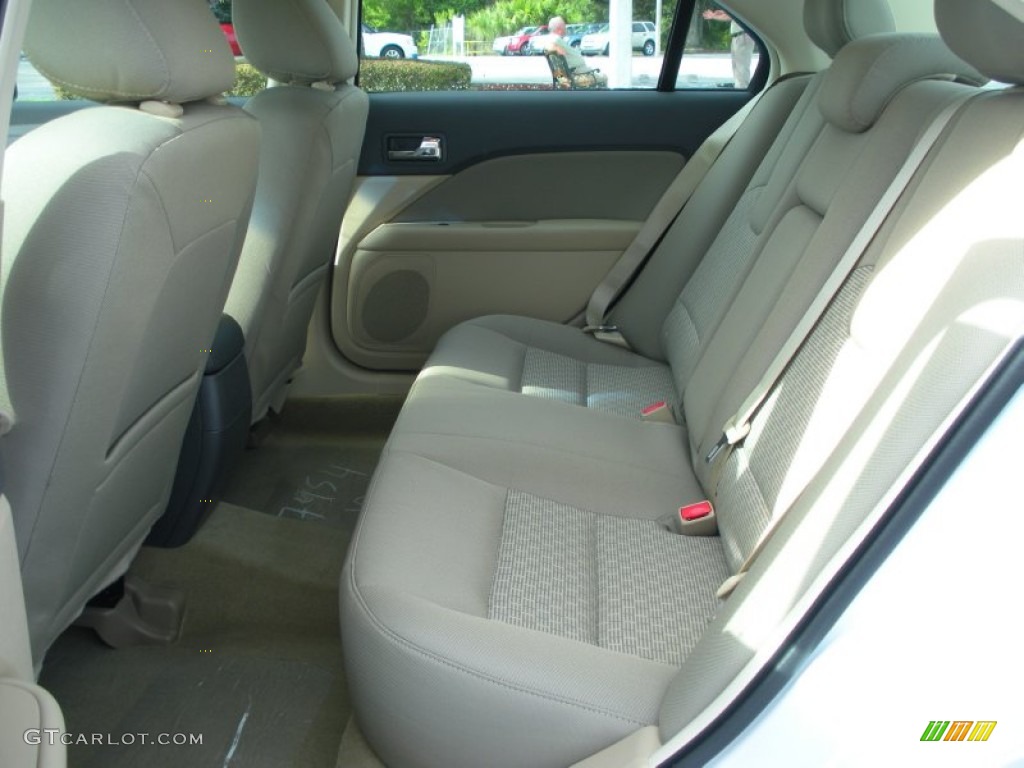 Medium Light Stone Interior 2012 Ford Fusion SE V6 Photo #51008647