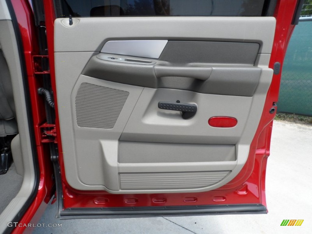 2008 Dodge Ram 2500 SXT Mega Cab 4x4 Khaki Door Panel Photo #51008656