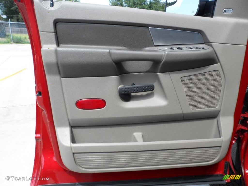 2008 Dodge Ram 2500 SXT Mega Cab 4x4 Khaki Door Panel Photo #51008725