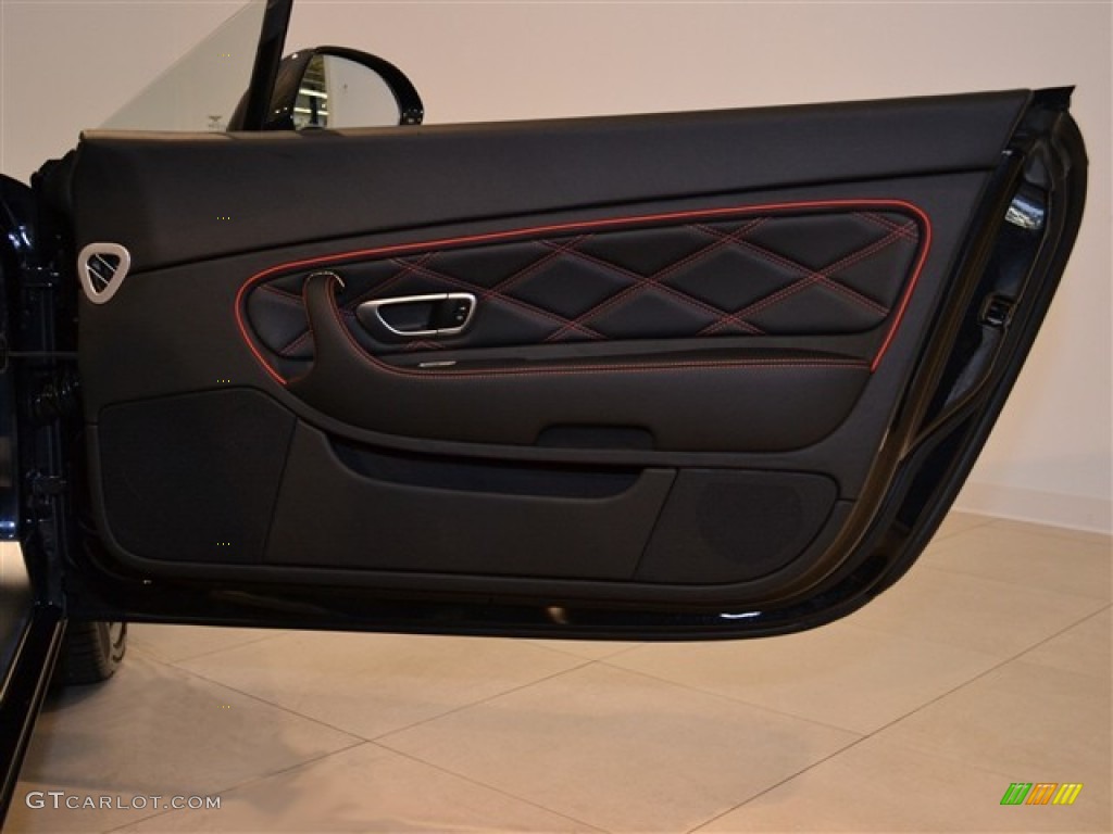 2011 Bentley Continental GTC Speed 80-11 Edition Beluga/Beluga Door Panel Photo #51009988