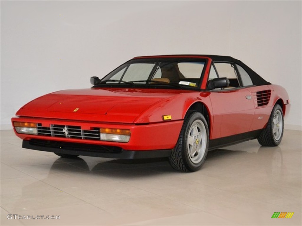 Rosso Corsa 1987 Ferrari Mondial Cabriolet Exterior Photo #51010288
