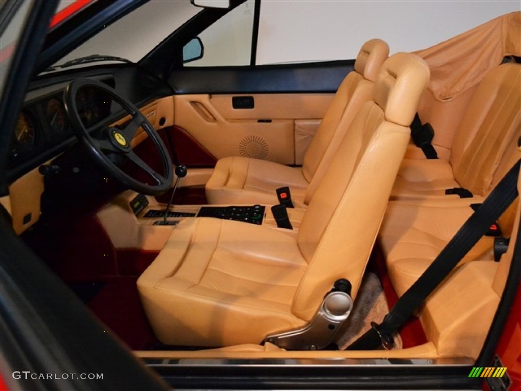 Tan Interior 1987 Ferrari Mondial Cabriolet Photo #51010375