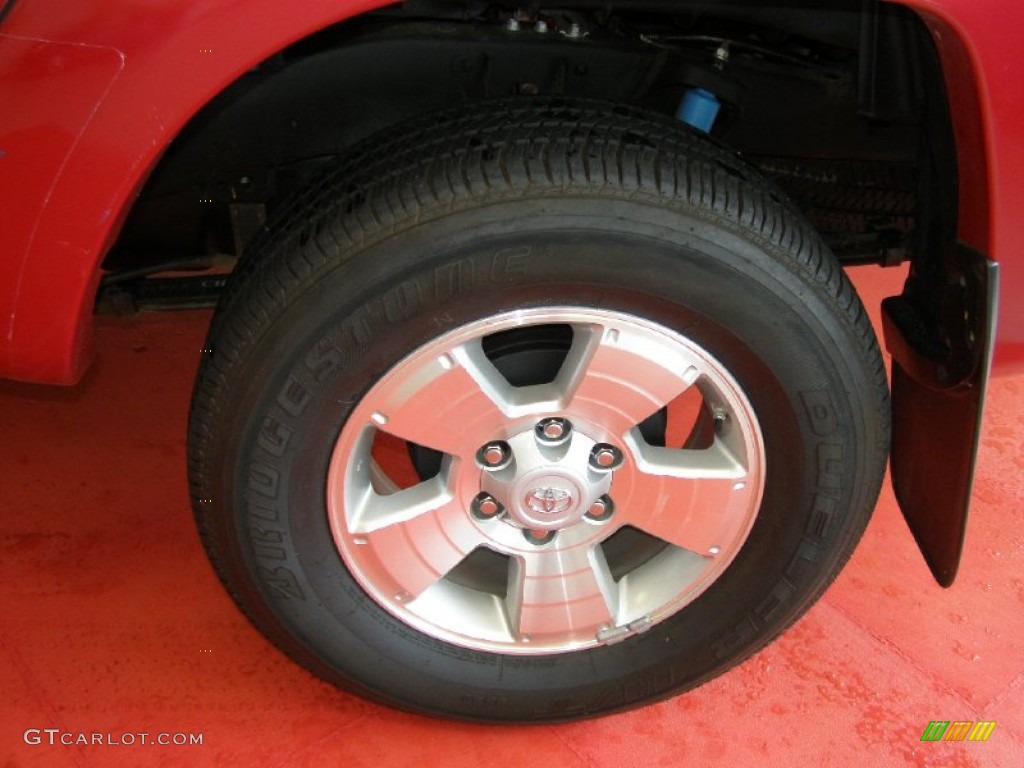 2009 Tacoma V6 SR5 Double Cab 4x4 - Barcelona Red Metallic / Graphite Gray photo #5
