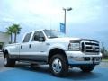 2006 Oxford White Ford F350 Super Duty Lariat Crew Cab 4x4 Dually  photo #7