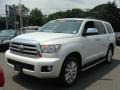 Super White - Sequoia Platinum 4WD Photo No. 3