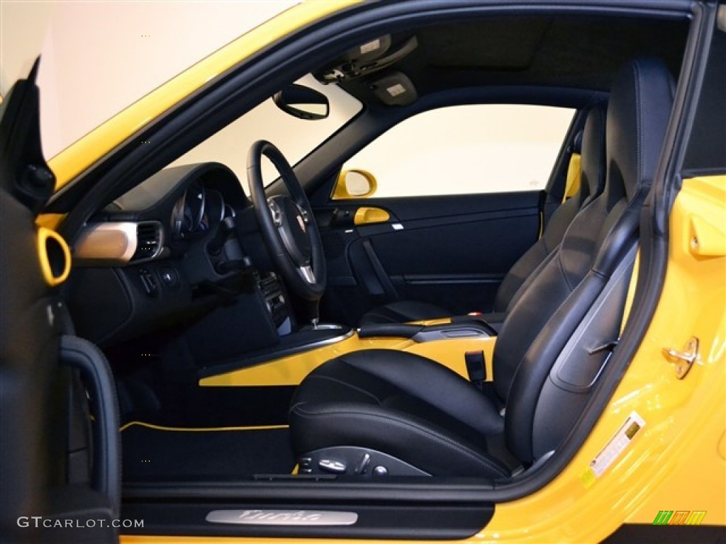 2007 911 Turbo Coupe - Speed Yellow / Black photo #12