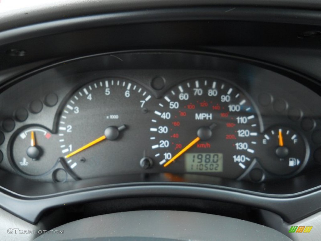 2002 Ford Focus ZX5 Hatchback Gauges Photo #51012715