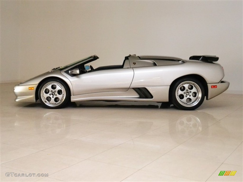 Titanium Metallic 1999 Lamborghini Diablo VT Roadster Millenium Edition Exterior Photo #51013036