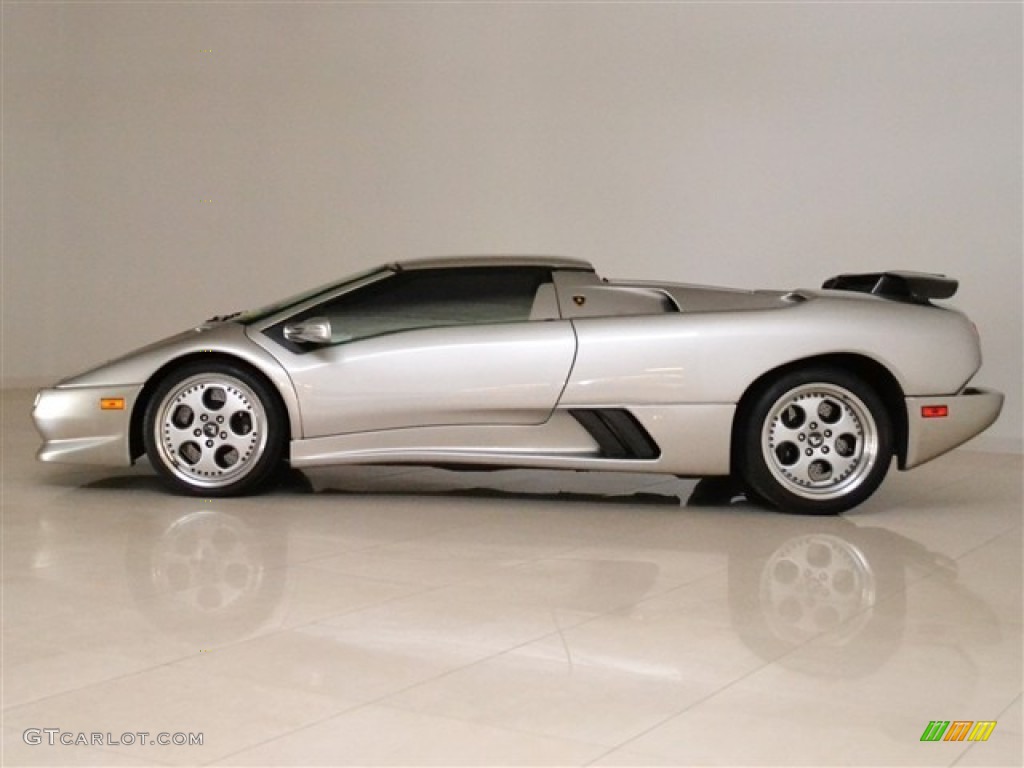 Titanium Metallic 1999 Lamborghini Diablo VT Roadster Millenium Edition Exterior Photo #51013090