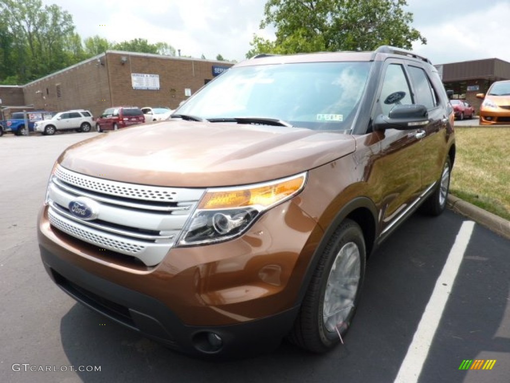 2011 Explorer XLT - Golden Bronze Metallic / Charcoal Black photo #5